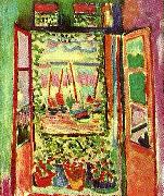 Henri Matisse oppet fonster, collioure oil painting reproduction
